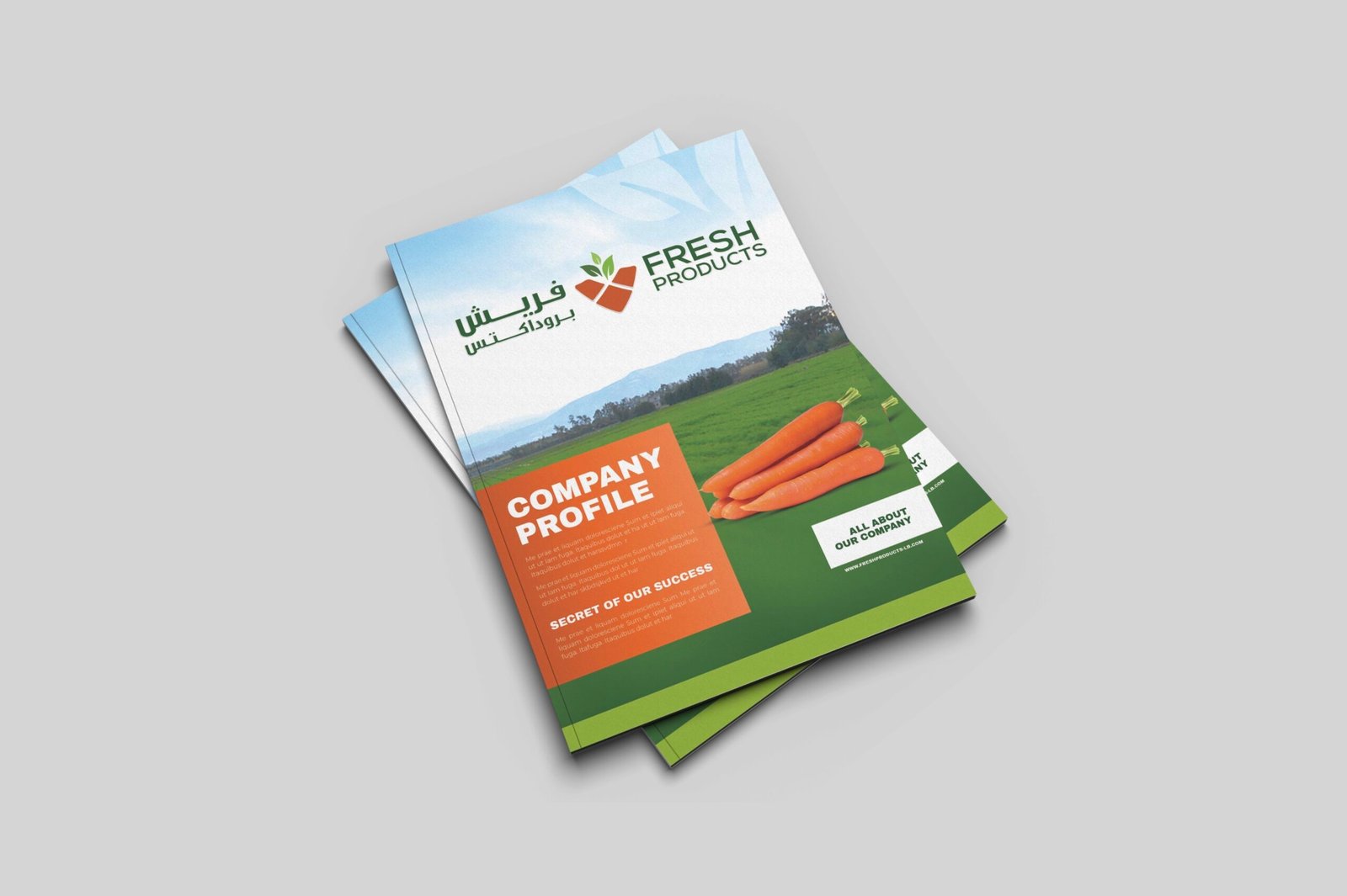 A stack of catalogues.